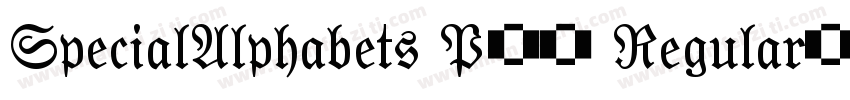 SpecialAlphabets P09 Regular字体转换